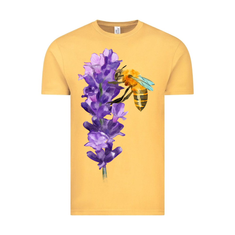 Honey Bee With Lavender Fa Element Vintage Tee by FaDigitalArtStudio | Teevron
