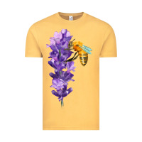 Vintage Mustard honey bee with lavender fa element Vintage Tee - FaDigitalArtStudio