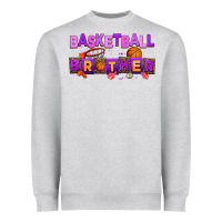 Heather Grey basketball brother Heavyweight Sweatshirt - AdoDesignShop