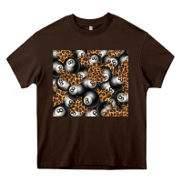 Chocolate Brown pool with leopard tumbler tbs Heavy Core Tee - TumblerDesignByShophia
