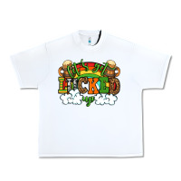 White Let's get lucked up St. Patrick's Day Urban Heavy Tee - OliviaCreatesArt
