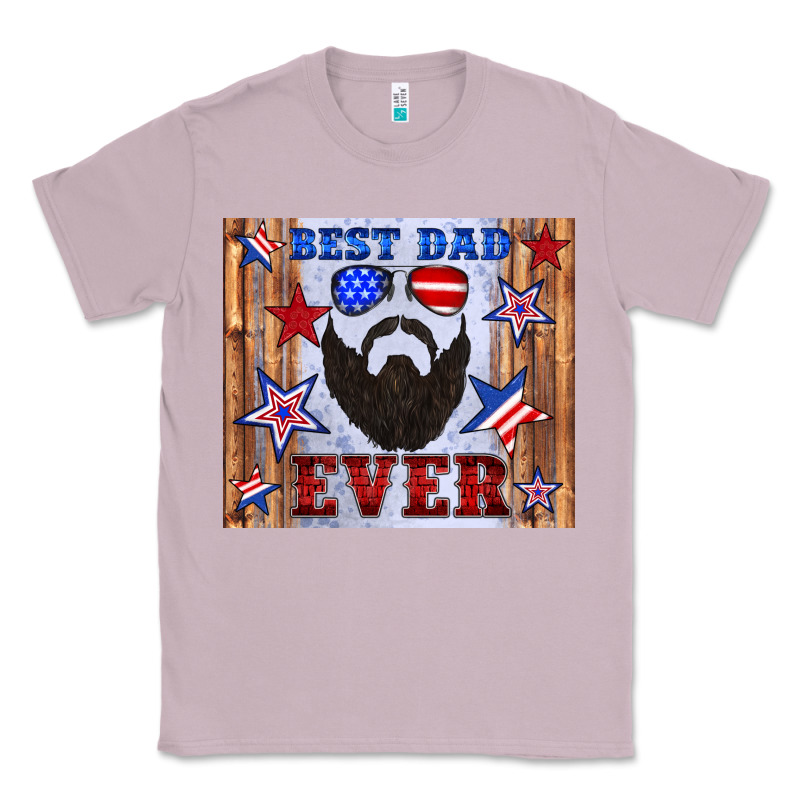 Best Dad Ever American Flag Classic Tee by Artiststas | Teevron