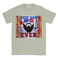 Matcha best dad ever american flag Classic Tee - Artiststas