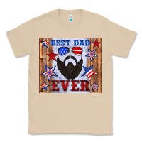Mushroom best dad ever american flag Classic Tee - Artiststas