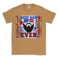 Toasted Coconut best dad ever american flag Classic Tee - Artiststas