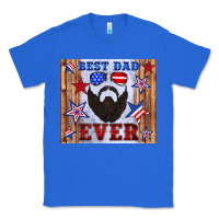 True Royal best dad ever american flag Classic Tee - Artiststas
