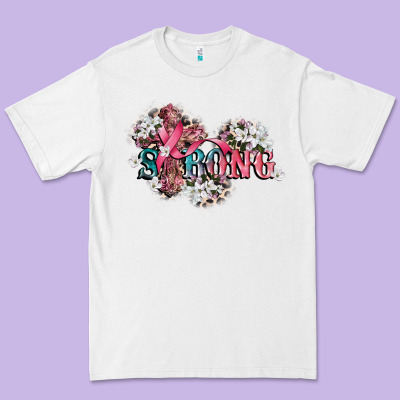 Strong Cancer Awareness Premium Tee Designed By Cowgirlartshop