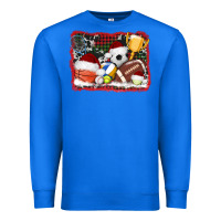 True Royal christmas sports background Premium Sweatshirt - AdoDesignShop
