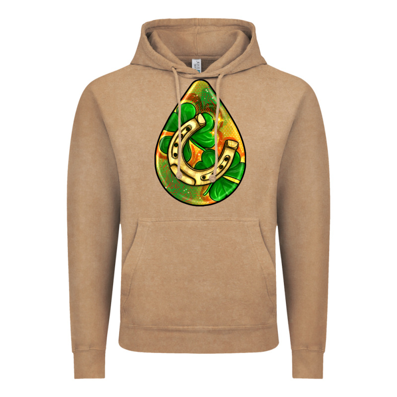 St.patrick's Teardrop Earrings Vintage Hoodie by FaDigitalArtStudio | Teevron