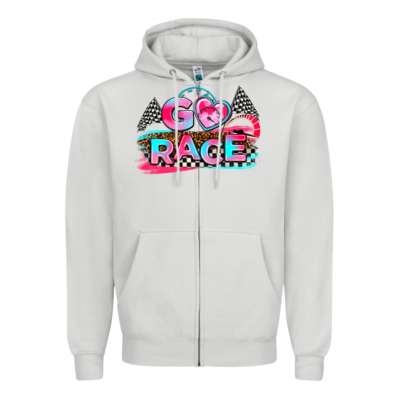 Go Race Zipper Hoodie by AdoDesignShop | Teevron