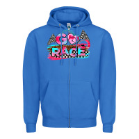 True Royal go race Zipper Hoodie - AdoDesignShop