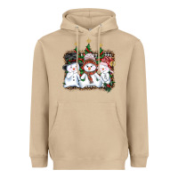 Mushroom christmas snowman Heavyweight Hoodie - AdoDesignShop