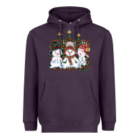 Christmas Snowman Heavyweight Hoodie | Teevron