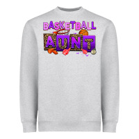 Heather Grey basketball aunt Heavyweight Sweatshirt - AdoDesignShop