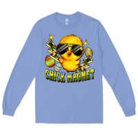 Colony Blue chick magnet Long Sleeve Tee - FaDigitalArtStudio