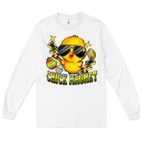 White chick magnet Long Sleeve Tee - FaDigitalArtStudio