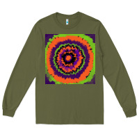Army Green halloween tie  dye pattern Long Sleeve Tee - RanaPortraitStore