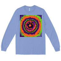 Colony Blue halloween tie  dye pattern Long Sleeve Tee - RanaPortraitStore