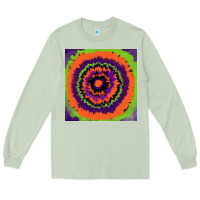 Matcha halloween tie  dye pattern Long Sleeve Tee - RanaPortraitStore