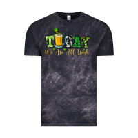 Cloud Black Today we are all Irish Vintage Tee - OliviaCreatesArt