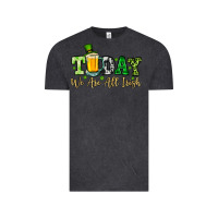 Vintage Black Today we are all Irish Vintage Tee - OliviaCreatesArt