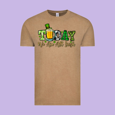 Today We Are All Irish Vintage Tee Designed By Oliviacreatesart