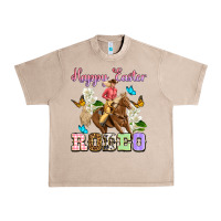 French Oak Happy Easter rodeo cowgirl Urban Heavy Tee - OliviaCreatesArt