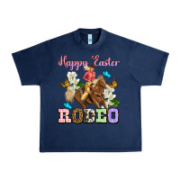Navy Happy Easter rodeo cowgirl Urban Heavy Tee - OliviaCreatesArt