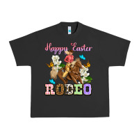Pigment Black Happy Easter rodeo cowgirl Urban Heavy Tee - OliviaCreatesArt