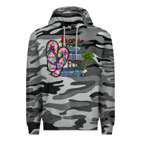 Slate Camo life is better İn flip flops Premium Hoodie - CowhideDigitalArt