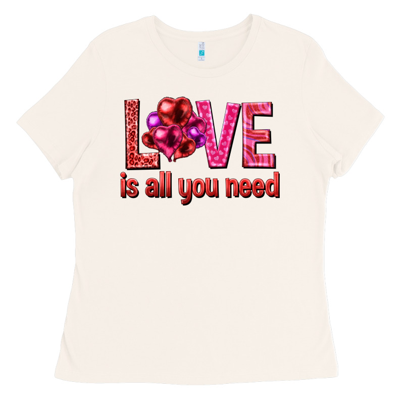 Love Is All You Need Valentine's Day Ladies Tee by HowdyJamesFarm | Teevron