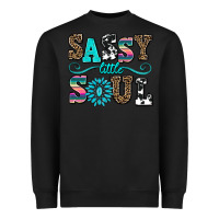 Black sassy little soul Heavyweight Sweatshirt - AdoDesignShop