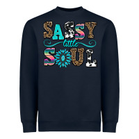 Navy sassy little soul Heavyweight Sweatshirt - AdoDesignShop