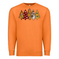 Carrot leopard christmas trees Premium Sweatshirt - AdoDesignShop