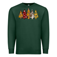 Sports Green leopard christmas trees Premium Sweatshirt - AdoDesignShop