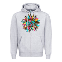 Heather Grey racing sunflower Zipper Hoodie - AdoDesignShop