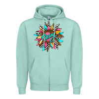 Seafoam racing sunflower Zipper Hoodie - AdoDesignShop