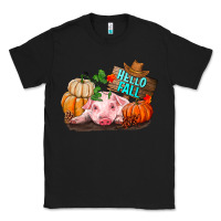 Black Hello fall pig Classic Tee - RanaPortraitStore