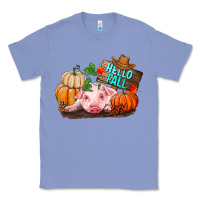 Colony Blue Hello fall pig Classic Tee - RanaPortraitStore