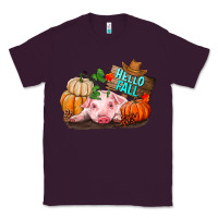 Plum Hello fall pig Classic Tee - RanaPortraitStore