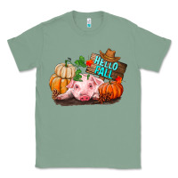Sage Hello fall pig Classic Tee - RanaPortraitStore