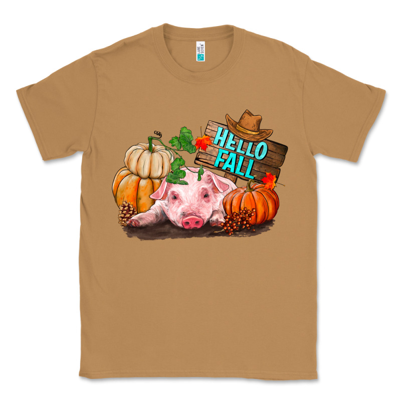 Hello Fall Pig Classic Tee by RanaPortraitStore | Teevron