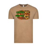 Vintage Coffee coffee and christmas cheer Vintage Tee - RanaPortraitStore