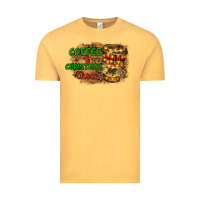 Vintage Mustard coffee and christmas cheer Vintage Tee - RanaPortraitStore