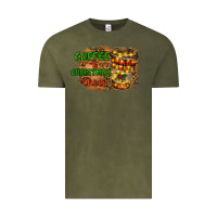 Vintage Olive coffee and christmas cheer Vintage Tee - RanaPortraitStore