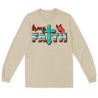 Mushroom Have Faith Long Sleeve Tee - BundleAndBundleShop