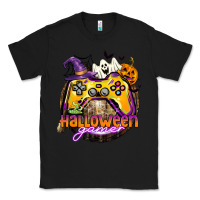 Black halloween gamer Classic Tee - CowGirlArtShop