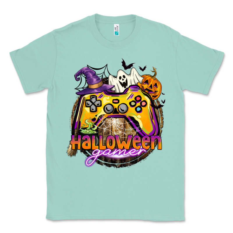 Halloween Gamer Classic Tee by CowGirlArtShop | Teevron