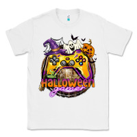 White halloween gamer Classic Tee - CowGirlArtShop