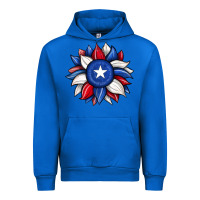 Cobalt sunflower texas flag 2 Urban Hoodie - JahusDesignShop